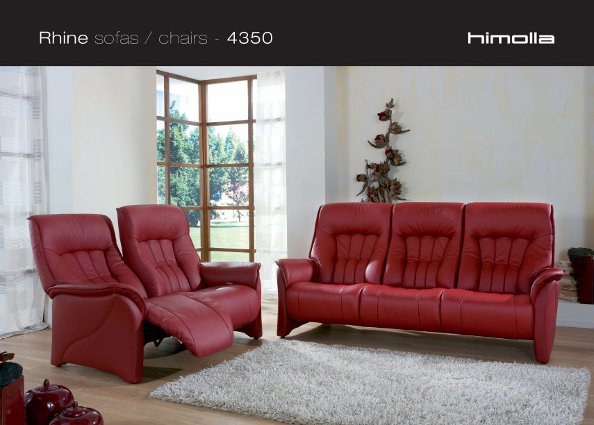 Rhine 4350 Sofa Collection by Himolla