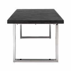 Blackbone 220 x 100cm Dining Table (Silver Collection) by Richmond Interiors