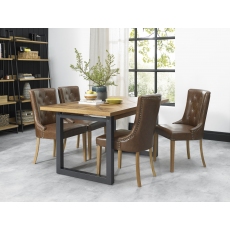 Indus 4-6 Seater Extending Dining Table by Bentley Designs