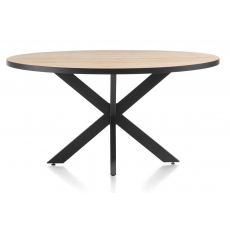 Avalox 130 x 110cm Fixed Rounded Dining Table by Habufa