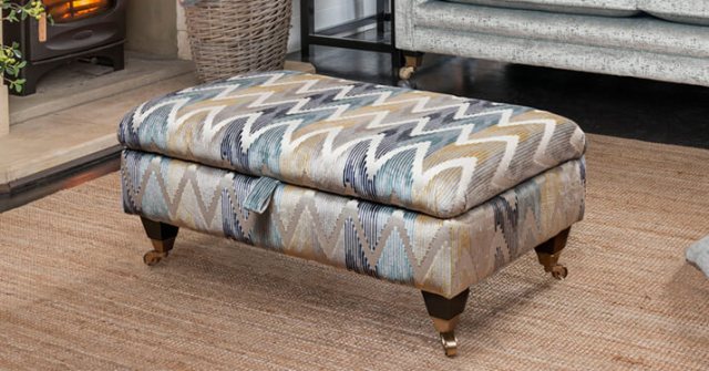 Lowry Ottoman by Alstons