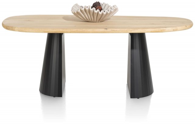Arawood 210 x 120cm Teardrop Dining Table (Natural) by Habufa