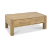 Turin Light Oak Coffee Table With Drawers by Bentley Designs