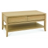 Bergen Oak Coffee Table with Drawer by Bentley Designs