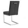 Tivoli Upholstered Cantilever Chair - Gun Metal Velvet