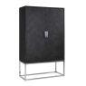 Blackbone Low Wall Cabinet (Silver Collection) by Richmond Interiors