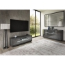 Argento Collection Monte Carlo Grey 3 Door Sideboard with LED Lighting