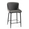 Cezanne Dining Chair (Grey Faux Leather) by Bentley Designs