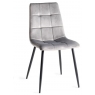 Loft Dining Chair (Grey Velvet) by Bentley Designs