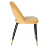 Brianna Velvet Dining Chair (Mustard)