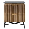 Ironville 2 Drawer Bedside Cabinet by Richmond Interiors