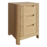 Luna Bedside Chest of 3 Drawers by TCH