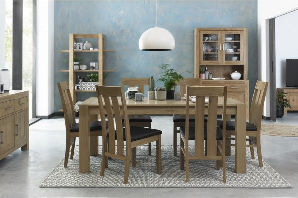 Turin Light Oak Dining by Bentley Designs