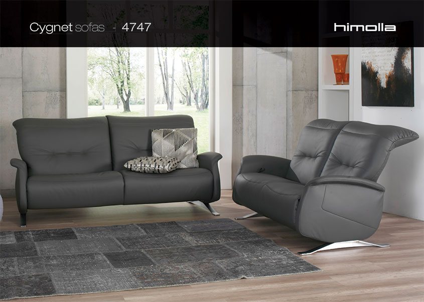 Cygnet 4747 Sofa Collection by Himolla