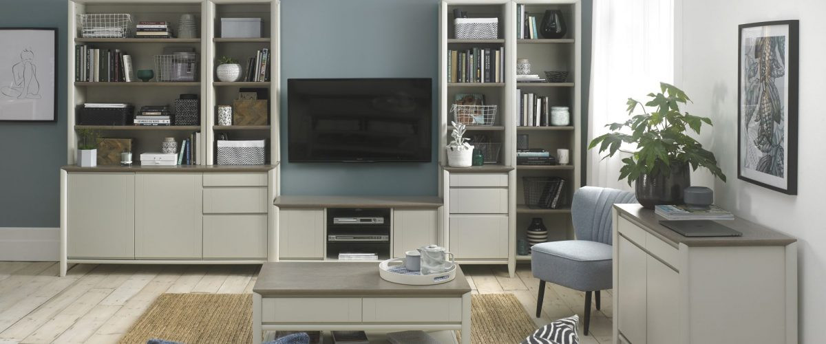Bergen Grey Washed Oak & Soft Grey by Bentley Designs