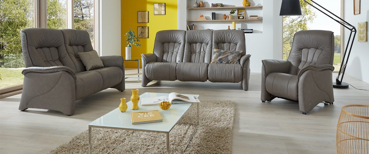 Rhine 4350 Sofa Collection by Himolla