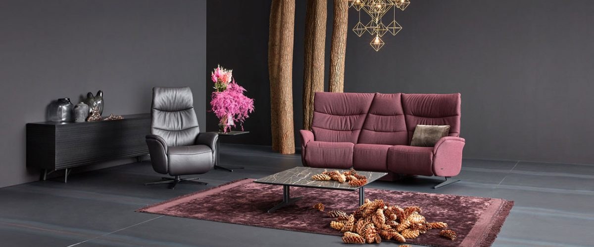 Azure 4080 & 4081 Sofa Collection by Himolla