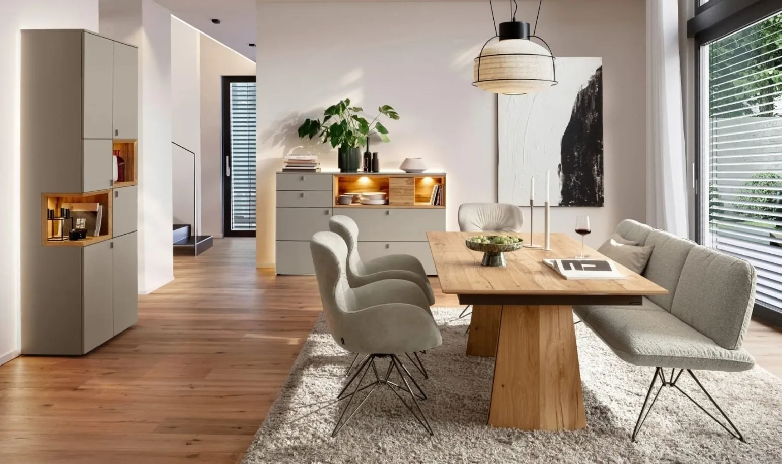 Venjakob is renowned for uniting traditional craftsmanship with modern precision, creating furniture defined by quality and attention to detail. From chairs to dining and coffee tables, each piece is designed to endure for years - becoming both a highlight of the home and a lasting part of family life.
