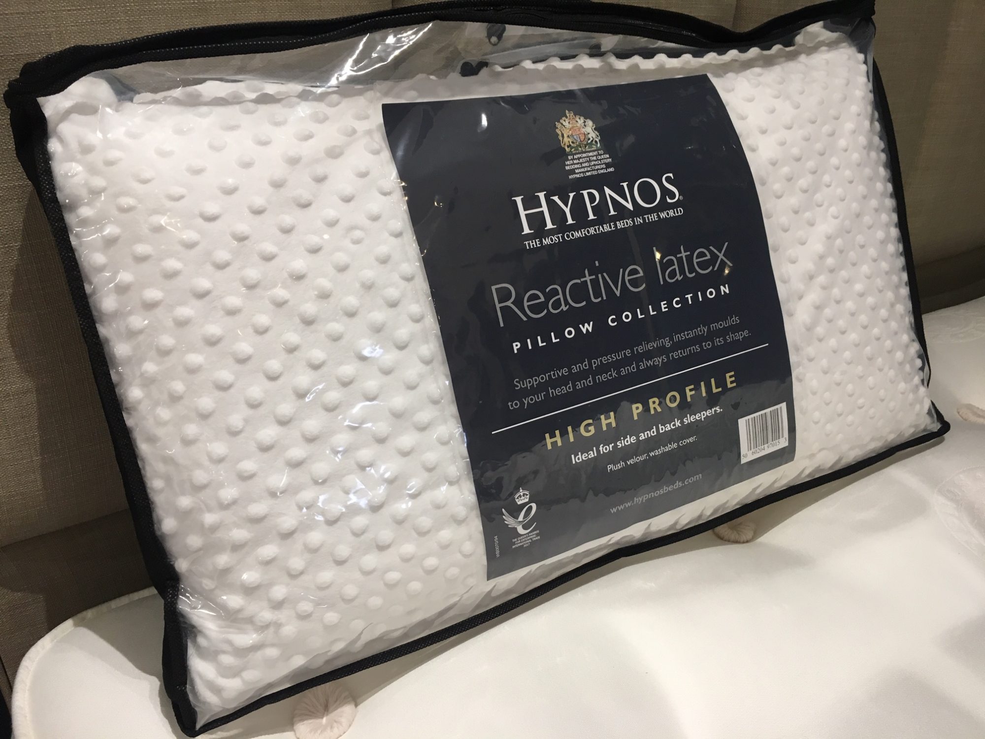 hypnos high profile latex pillow