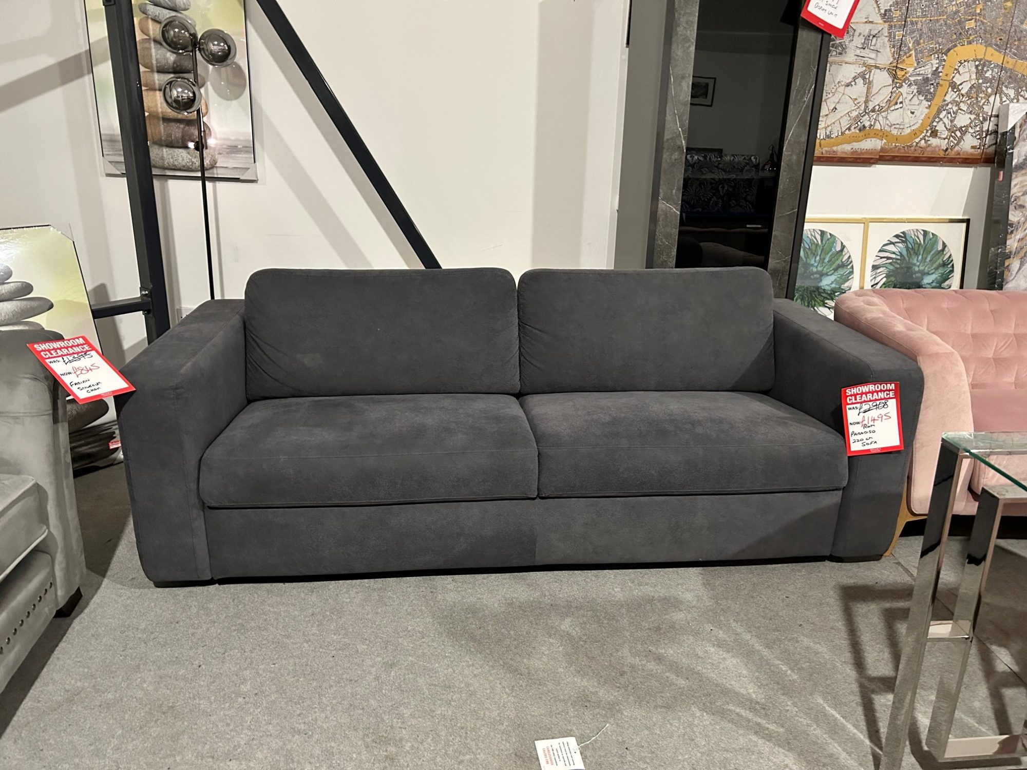 ROM 220cm Sofa (Showroom Clearance) - Belgica Furniture