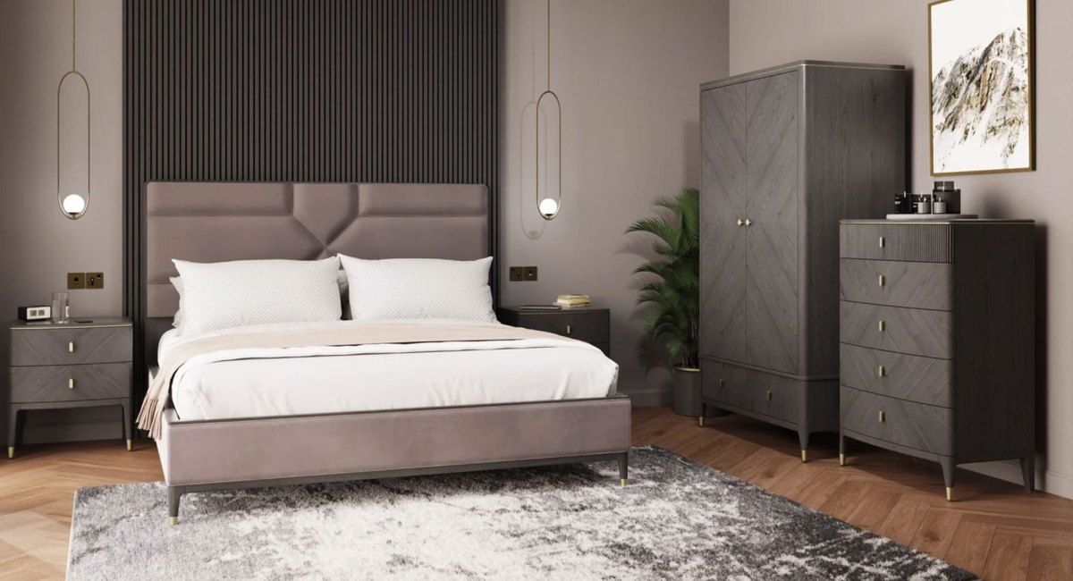 Leotta Superking 6ft Bedframe (Ebony) by Vida Living Leotta Superking 6ft Bedframe (Ebony) by Vida Living