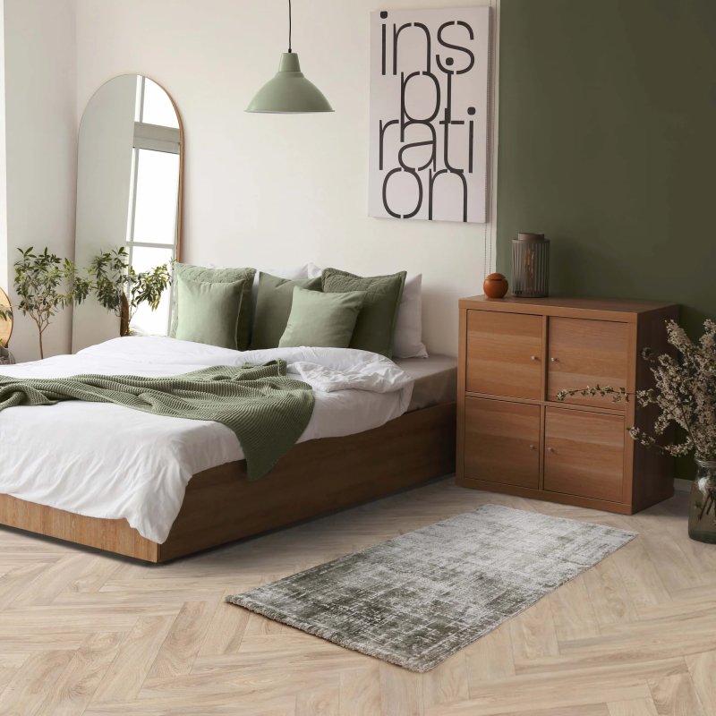 Kuza Abstract Green Rug by Asiatic Kuza Abstract Green Rug by Asiatic