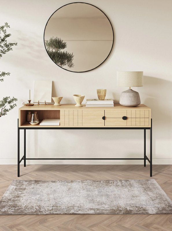 Kuza Border Beige Rug by Asiatic Kuza Border Beige Rug by Asiatic