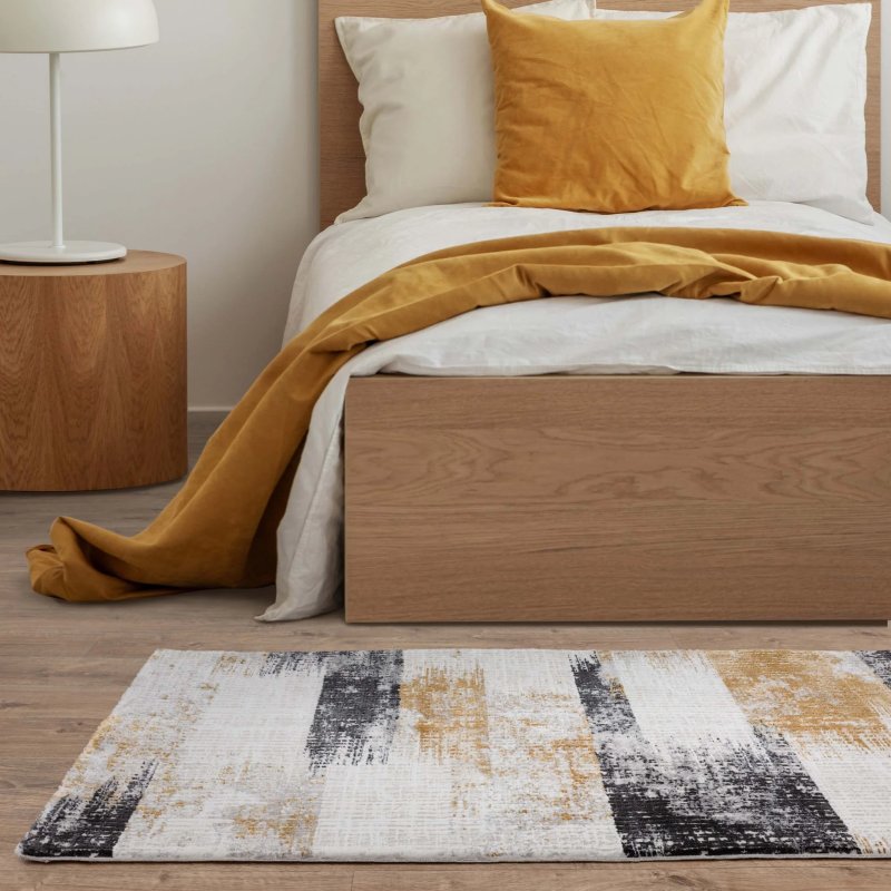 Kuza Lines Gold Rug by Asiatic Kuza Lines Gold Rug by Asiatic