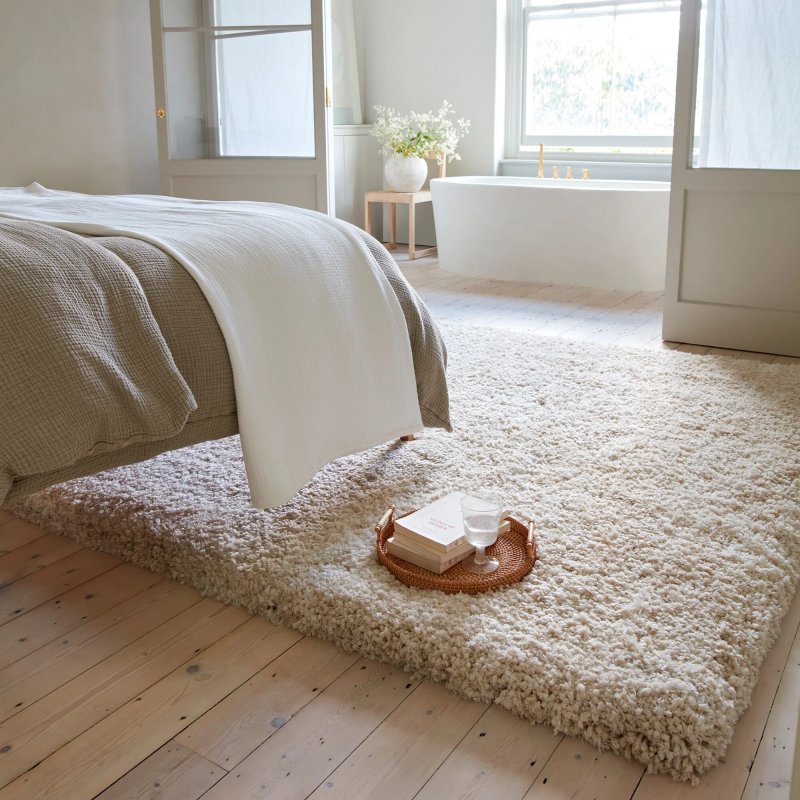 Barnaby Sand Shaggy Rug by Asiatic Barnaby Sand Shaggy Rug by Asiatic