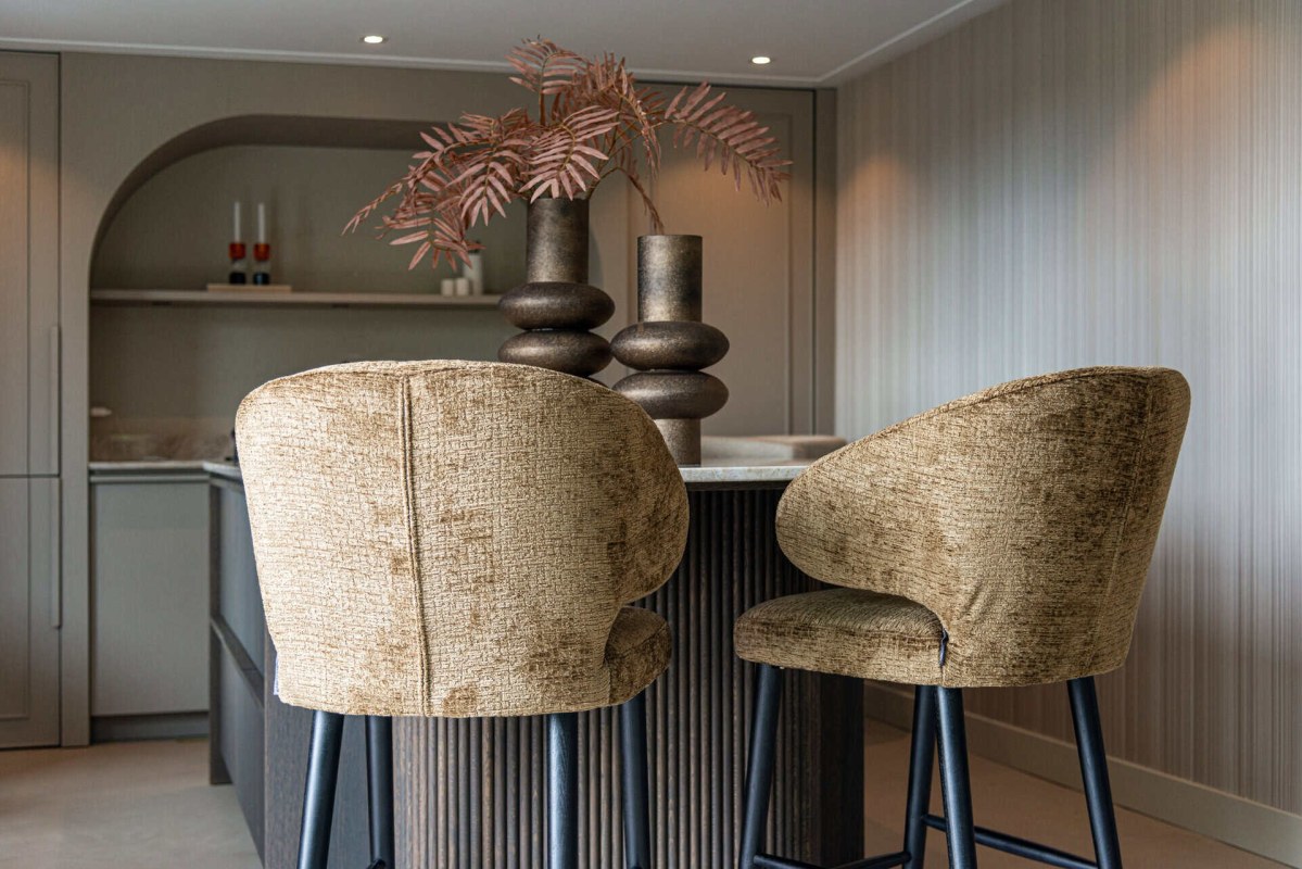 Bar Stool Indigo Custom by Richmond Interiors Bar Stool Indigo Custom by Richmond Interiors