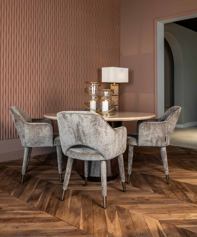 Dining Chair Donnatella Niagara Stone by Richmond Interiors Dining Chair Donnatella Niagara Stone by Richmond Interiors