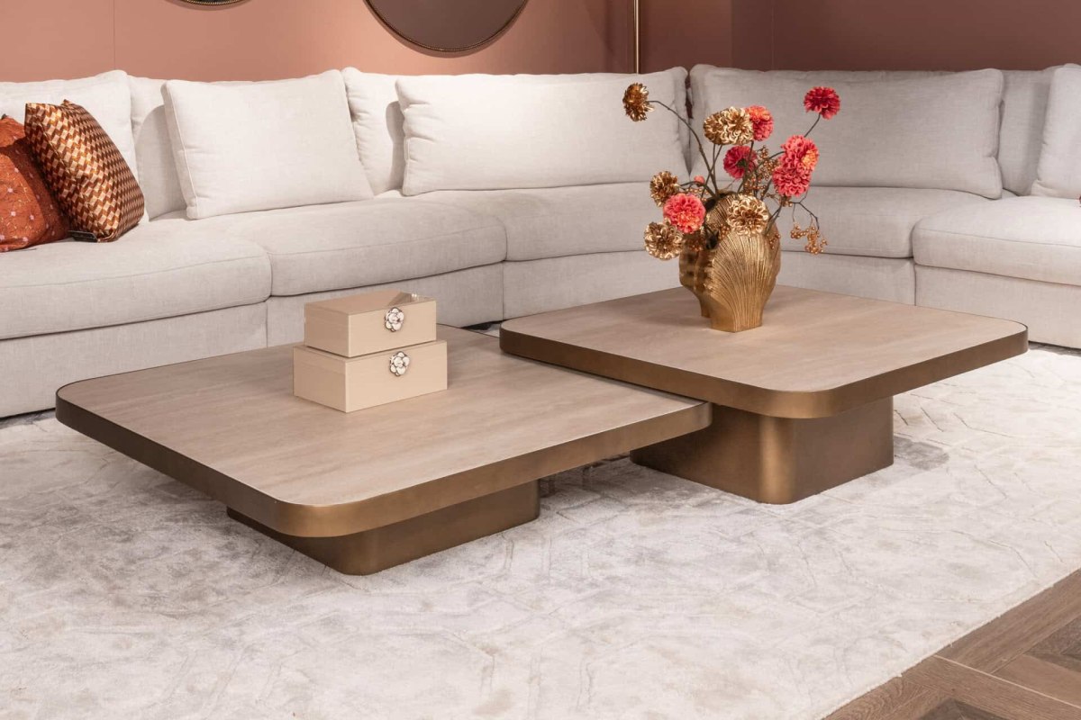 Claridge 100 x 100cm Coffee Table - Beige (Cumulus) by Richmond Interiors Claridge 100 x 100cm Coffee Table - Beige (Cumulus) by Richmond Interiors