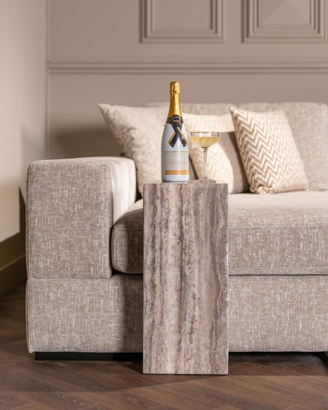 Sofa Side Table Dulce Grey by Richmond Interiors Sofa Side Table Dulce Grey by Richmond Interiors