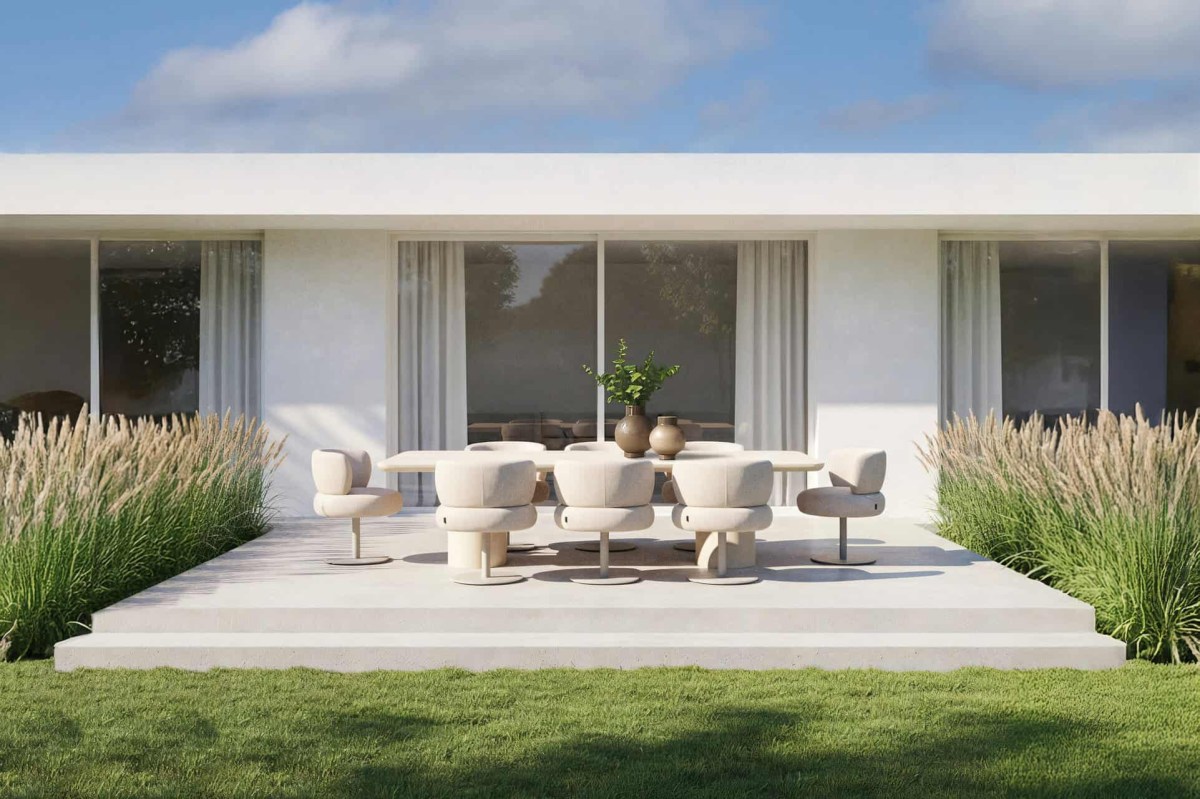 Outdoor Dining Table Urban Bloom Sandstone 280 by Richmond Interiors Outdoor Dining Table Urban Bloom Sandstone 280 by Richmond Interiors
