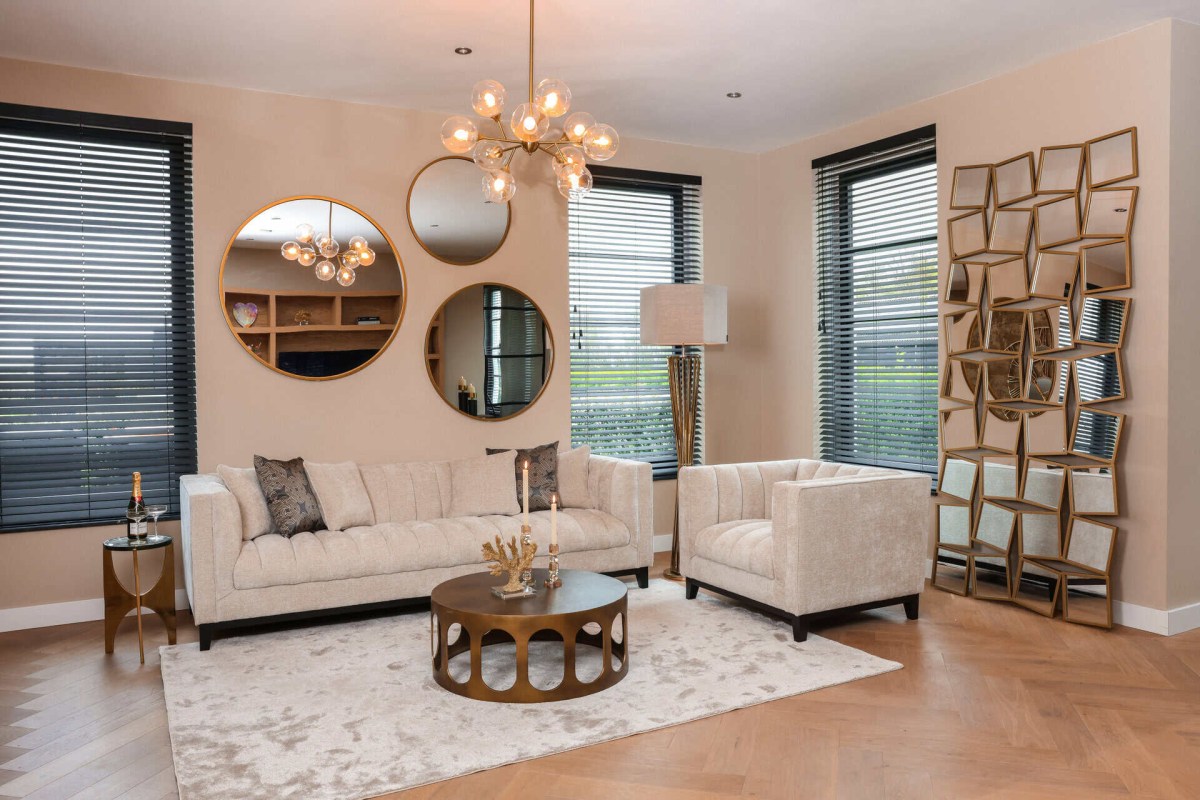 End Table Avery Gold by Richmond Interiors End Table Avery Gold by Richmond Interiors