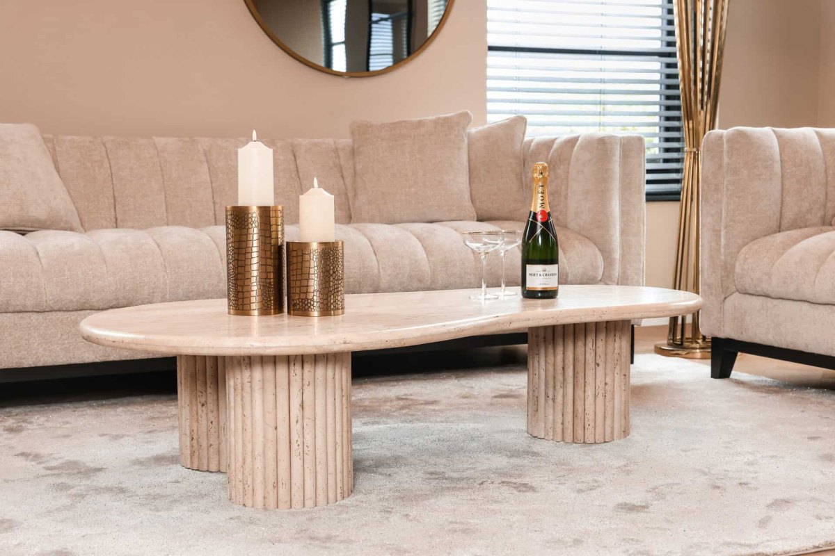 La Cantera Coffee Table - Beige - by Richmond Interiors La Cantera Coffee Table - Beige - by Richmond Interiors