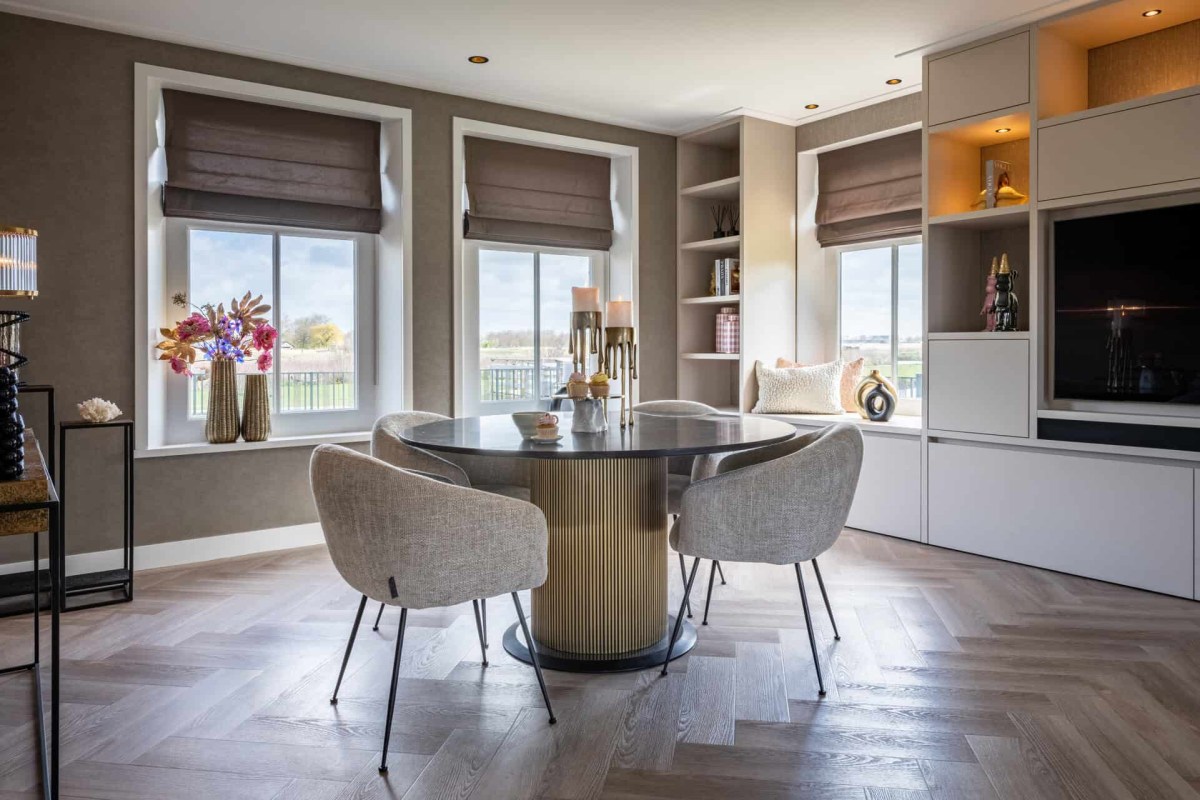 Dining Table Ironville Gold 140cm by Richmond Interiors Dining Table Ironville Gold 140cm by Richmond Interiors