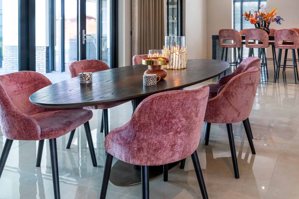 Dining Table Luxor Brown Oval 235 by Richmond Interiors Dining Table Luxor Brown Oval 235 by Richmond Interiors