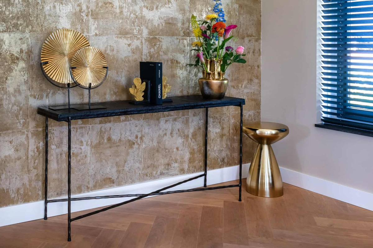 End Table Arlo Gold by Richmond Interiors End Table Arlo Gold by Richmond Interiors