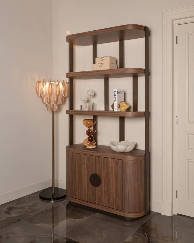 Display Cabinet Windsor Walnut by Richmond Interiors Display Cabinet Windsor Walnut by Richmond Interiors