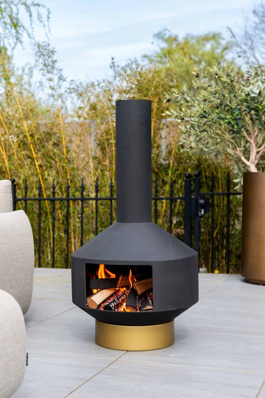 Fire Pit Quinn Black by Richmond Interiors Fire Pit Quinn Black by Richmond Interiors