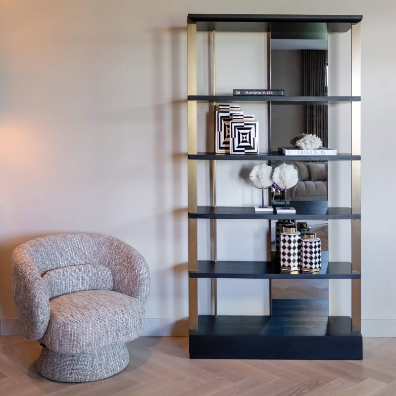 Display Cabinet Alexander Jones Charcoal (Rigley) by Richmond Interiors Display Cabinet Alexander Jones Charcoal (Rigley) by Richmond Interiors