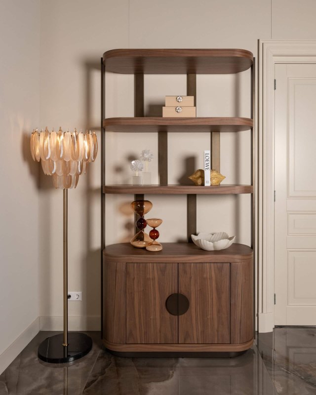 Floor Lamp Chloe Brass Antique by Richmond Interiors Floor Lamp Chloe Brass Antique by Richmond Interiors