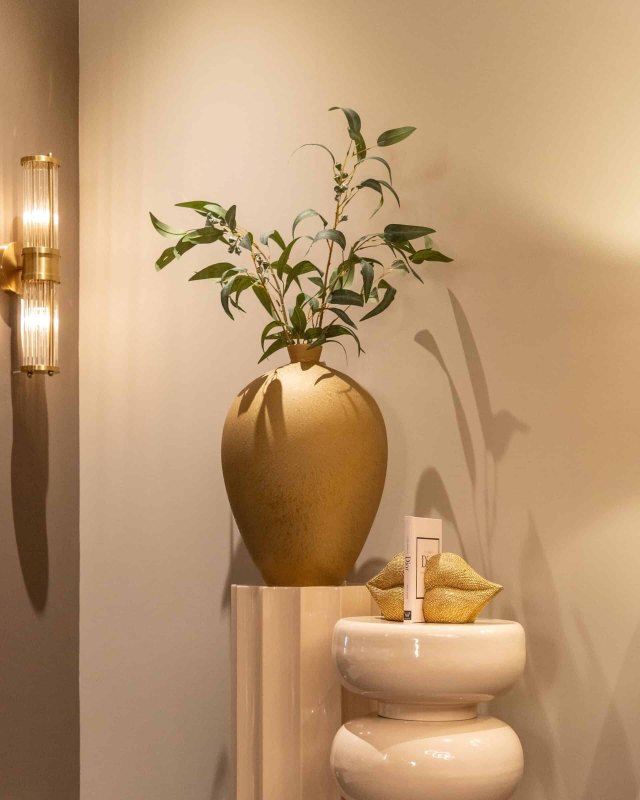 Wall Lamp Lyan Brushed Gold by Richmond Interiors Wall Lamp Lyan Brushed Gold by Richmond Interiors
