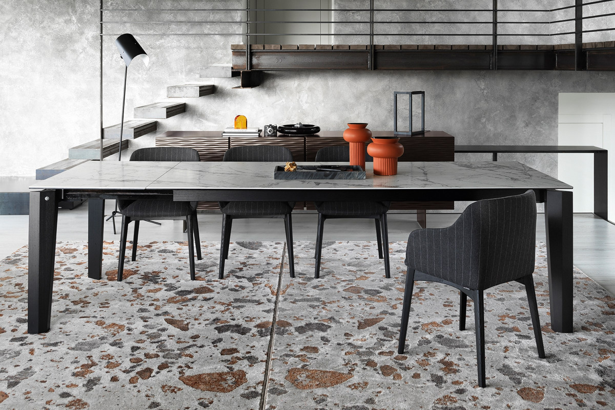 Alpha Extending Dining Table 160 x 90cm (CS4120-R 160) by Calligaris Alpha Extending Dining Table 160 x 90cm (CS4120-R 160) by Calligaris