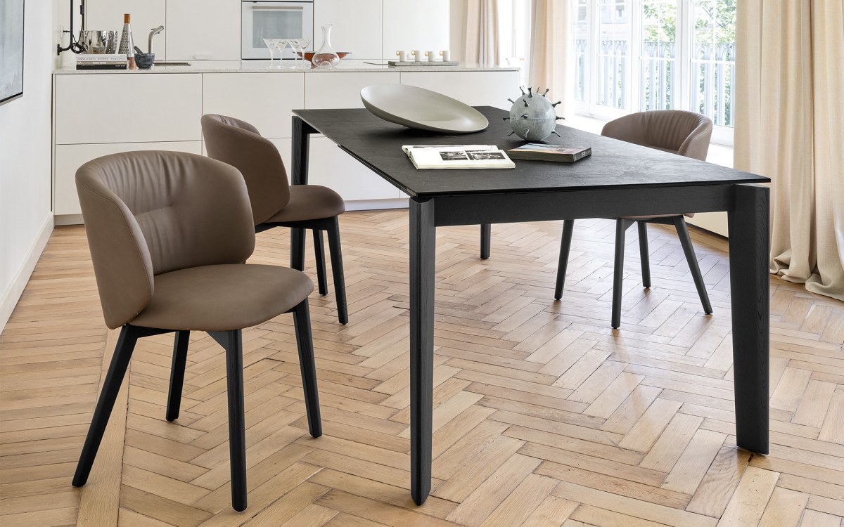 Dogma Extending Dining Table 180 x 100cm (CS4149-R 180) by Calligaris Dogma Extending Dining Table 180 x 100cm (CS4149-R 180) by Calligaris