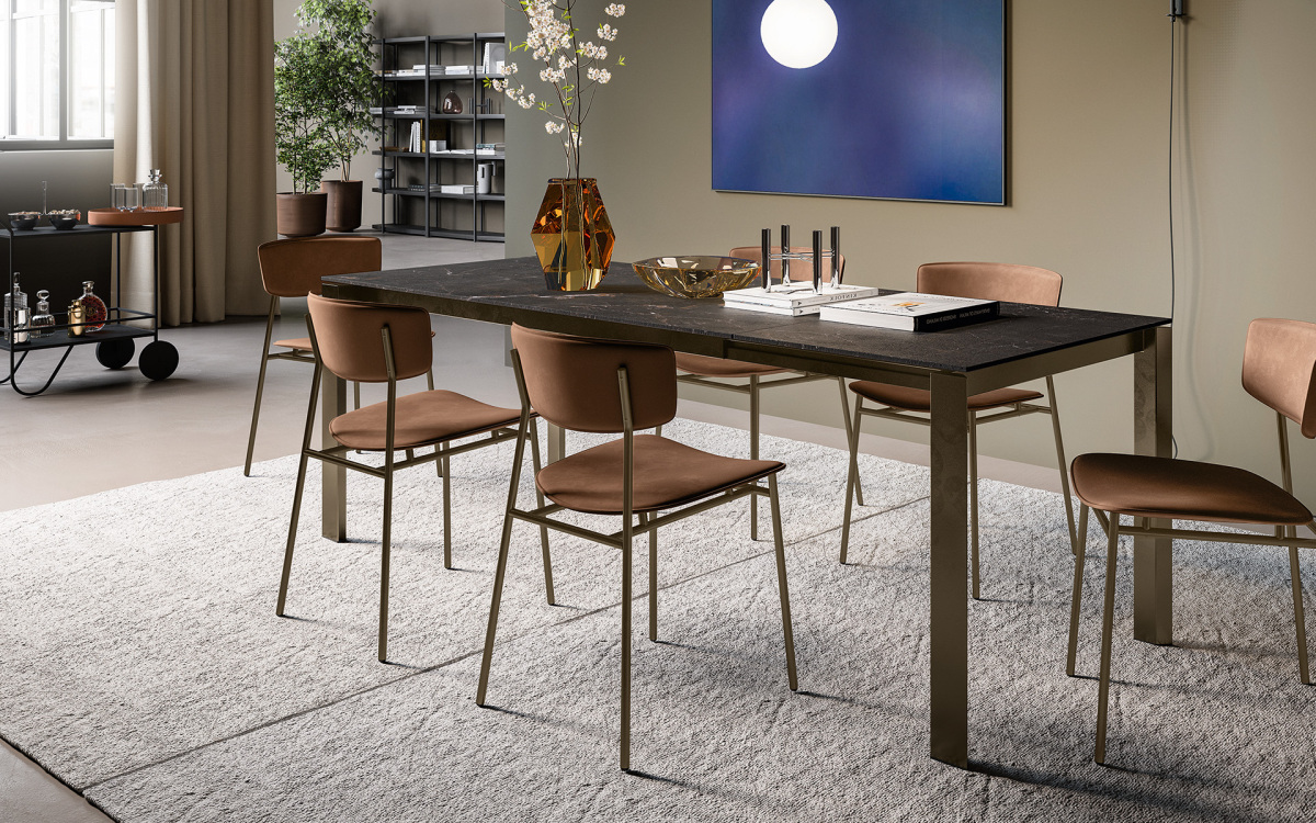 Duca Extending Dining Table 130 x 85cm (CS4089-R 130) by Calligaris Duca Extending Dining Table 130 x 85cm (CS4089-R 130) by Calligaris