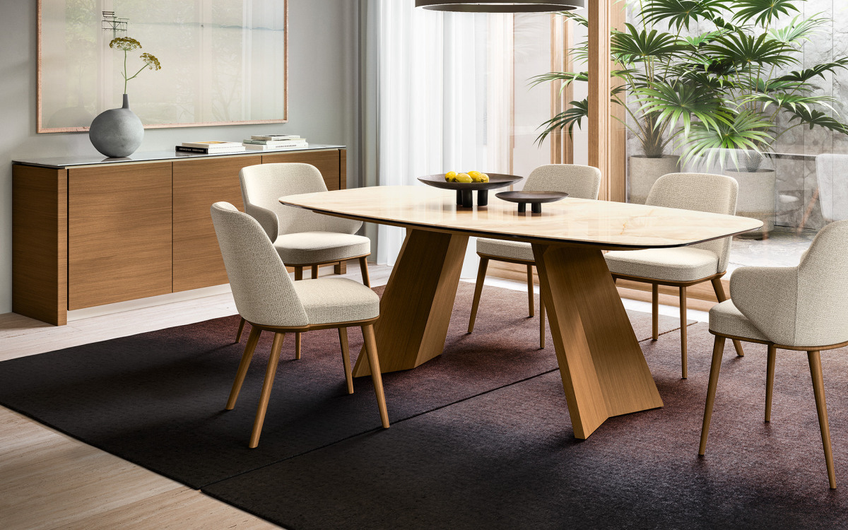 Icaro Fixed Dining Table 200 x 100cm (CS4115-FB 200) by Calligaris Icaro Fixed Dining Table 200 x 100cm (CS4115-FB 200) by Calligaris