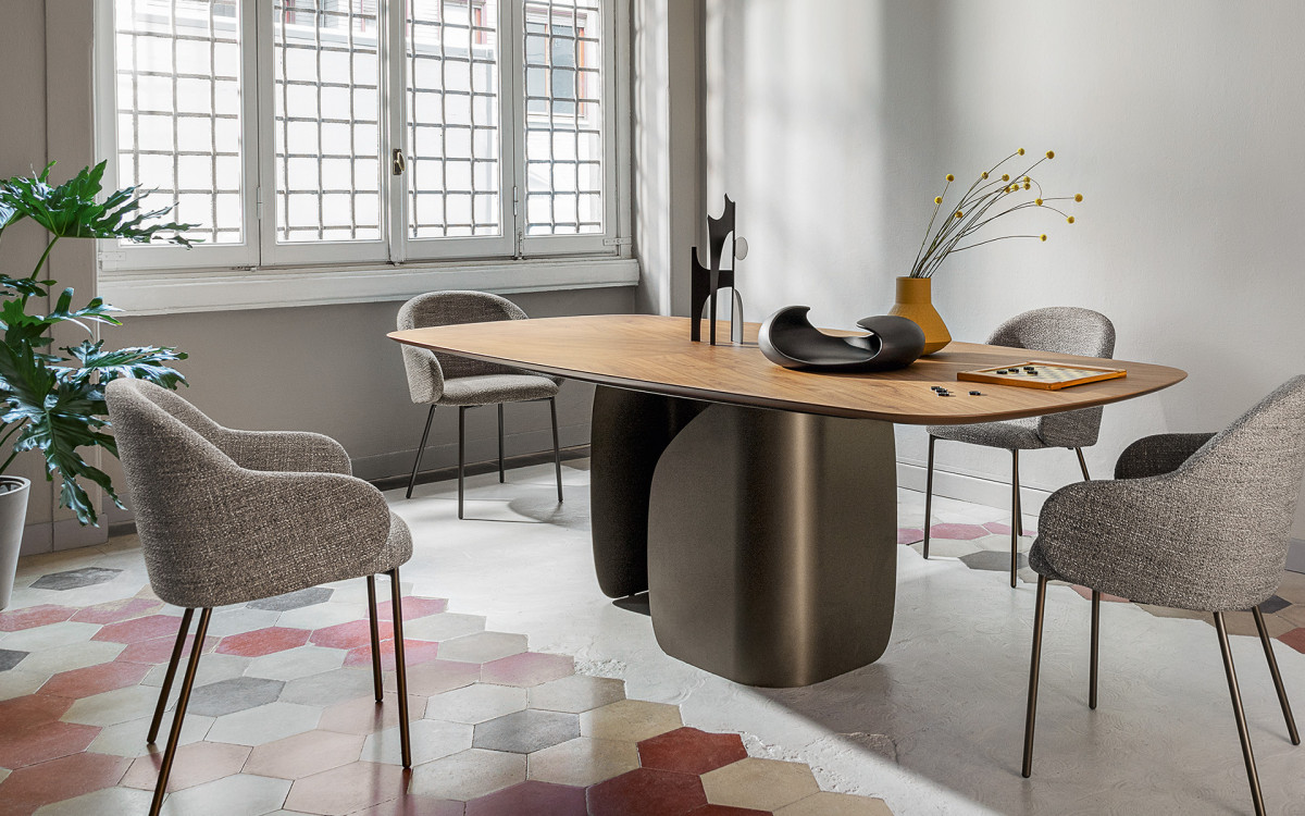 Twins Fixed Dining Table 200 x 100cm (CS4153-FS 200) by Calligaris Twins Fixed Dining Table 200 x 100cm (CS4153-FS 200) by Calligaris