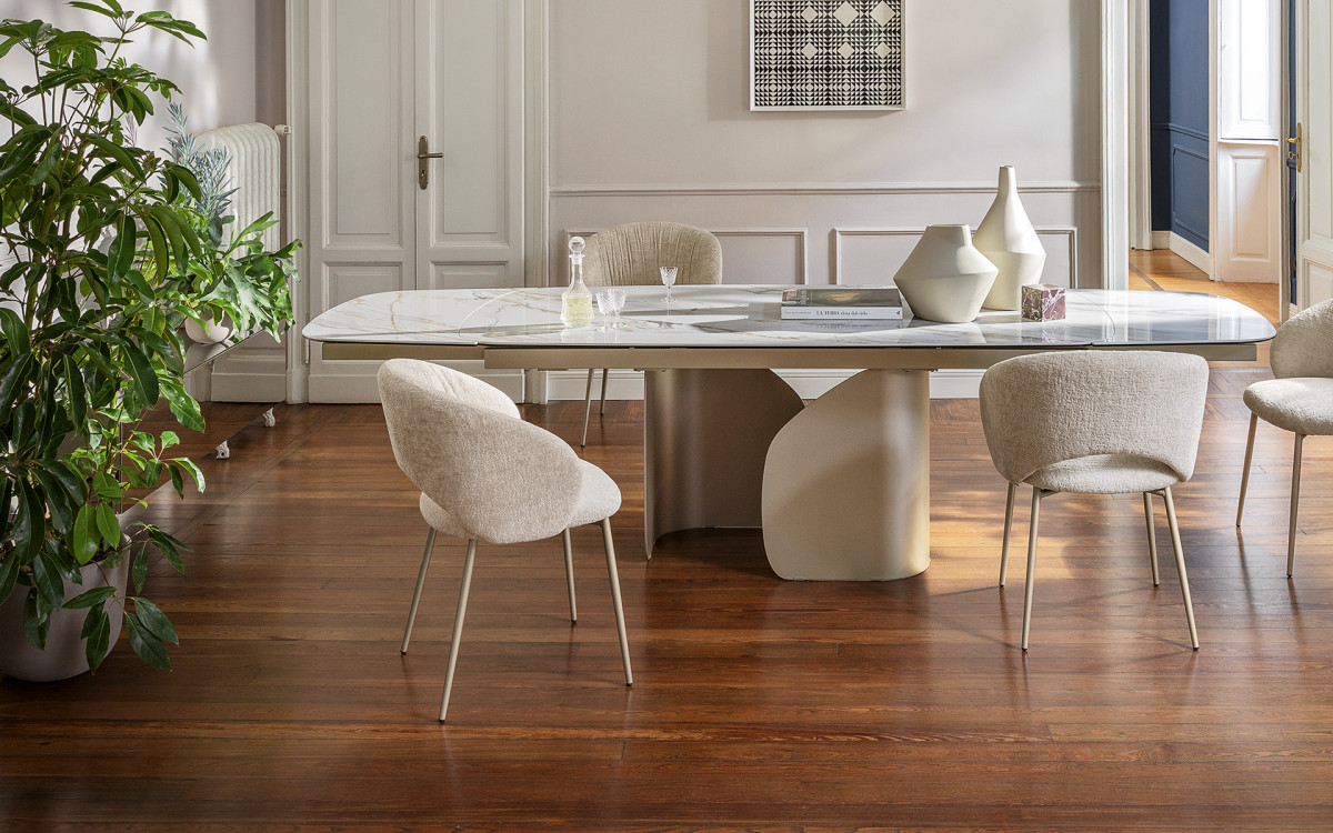 Twins Extending Dining Table 165 x 100cm (CS4153-S 165) by Calligaris Twins Extending Dining Table 165 x 100cm (CS4153-S 165) by Calligaris